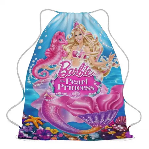 30 Mochila Saco Sacochila Barbie Personalizada