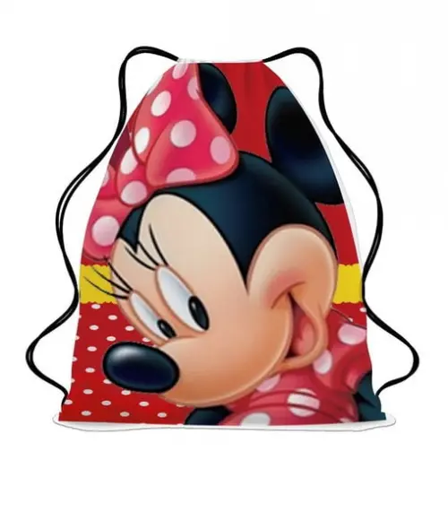 30 Mochila Sacochila Minnie Personalizada