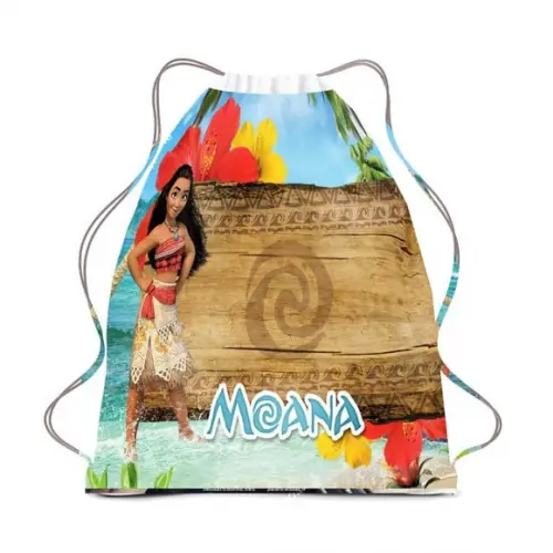 30 Mochila Sacochila Moana Personalizada