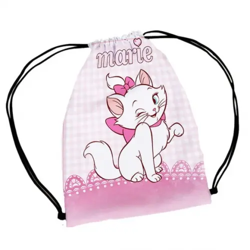 35 Mochila Saco Lembrancinha Gatinha Marie Personalizada