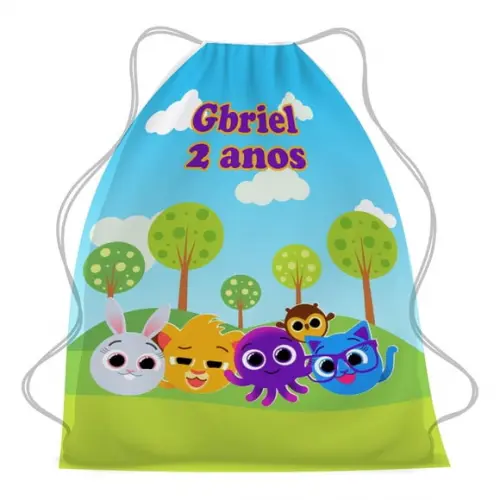 35 Mochila Sacochila Lembrancinha Bolofofos