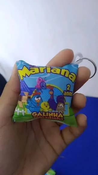 40 Almochaveiro Personalizado Galinha Pintadinha