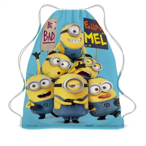 40 Mochila Saco Minions Personalizada