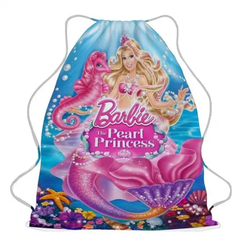 40 Mochila Saco Sacochila Barbie Personalizada