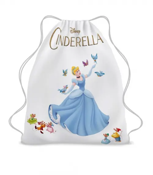 45 Lembrancinha Mochila Saco Cinderela