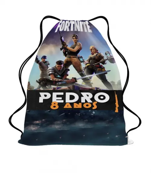 50 Mochila Saco Poderoso Fortnite