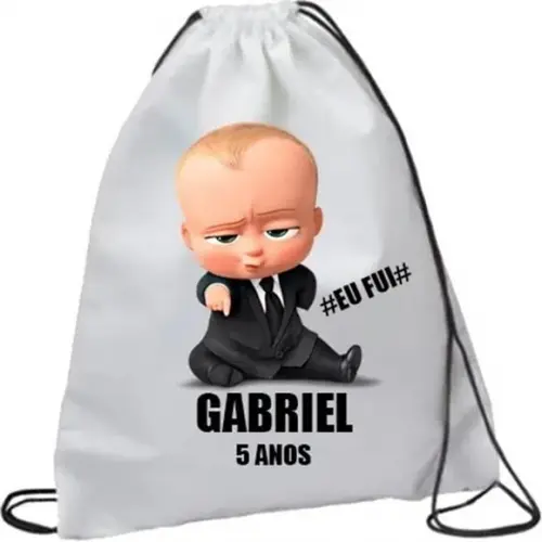 50 Mochila Saco Poderoso Chefinho