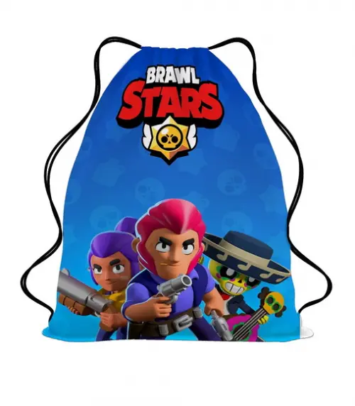 50 Mochilinha Mochila Saco Lembrancinha Brawl Stars