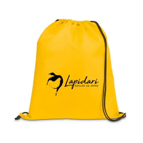 50 Sacochila Mochila Brindes para Empresas Tamanho 30x40