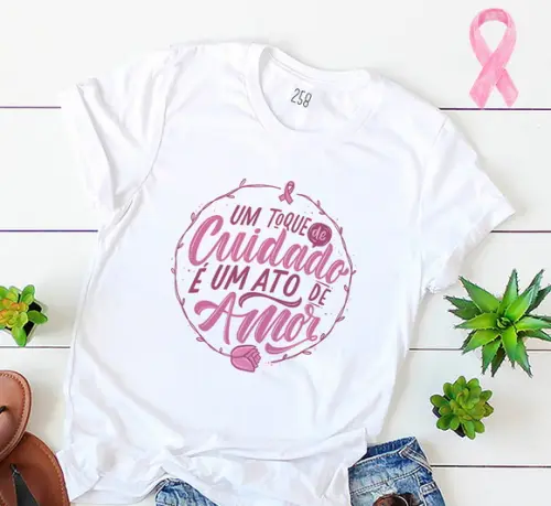 a Luta Continua: Camiseta Outubro Rosa de Conscientização