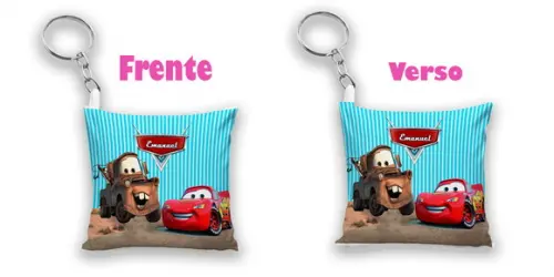 Almochaveiro Personalizado Carros Disney