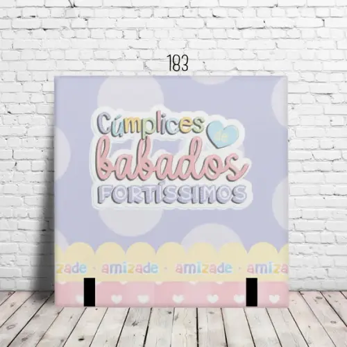 Azulejo Cerâmico Personalizado 20x20 Foto Nome Frase Present