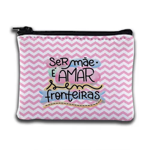 Bolsa Porta Moedas Personalizado Dia das Mães