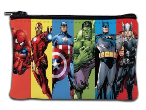 Bolsa Porta Moedas Personalizado Vingadores-festa