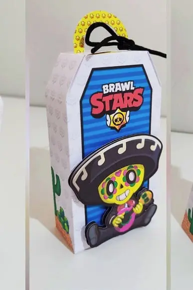 Caixa Alta Braw Stars Aniversário Personalizada