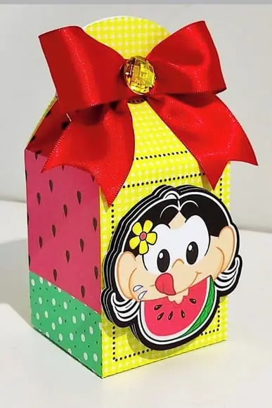 Caixa Milk Aniversário Magali Personalizada Aplic 3