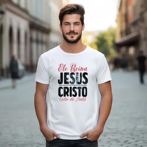 Camisa Jesus Cristo Leão de Judá /ref S.o5 C05