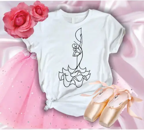 Camiseta Ballet-personalizada