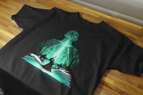 Camiseta Bruxo Harry Potter Estampa Digital-100% Algodão