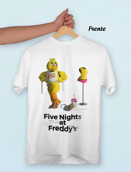 Camiseta Five Nights At Freddy Chica Fnaf