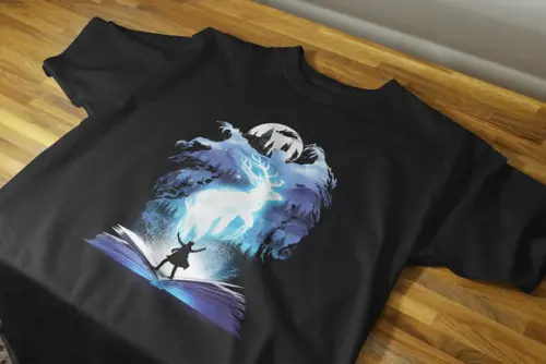 Camiseta Harry Potter Bruxo Estampa Digital-100% Algodão