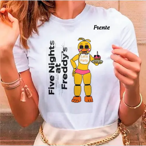 Camiseta Five Nights At Freddy Chica Fnaf