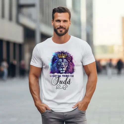 Camiseta Jesus Cristo Leão de Judá /ref S.o5 C05