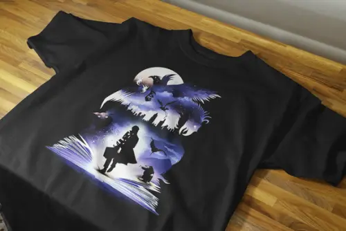 Camiseta Harry Potter Bruxo Estampa Digital-100% Algodão