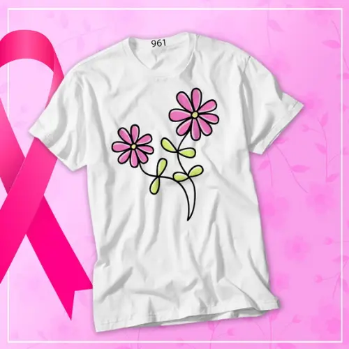 Camiseta Outubro Rosa de Amor