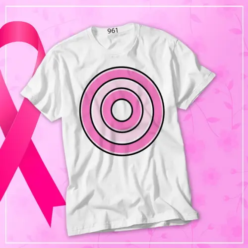 Camiseta Outubro Rosa Um Toque de Amor