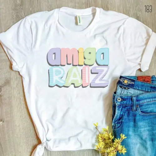 Camiseta Personalizada com Frase Amizade