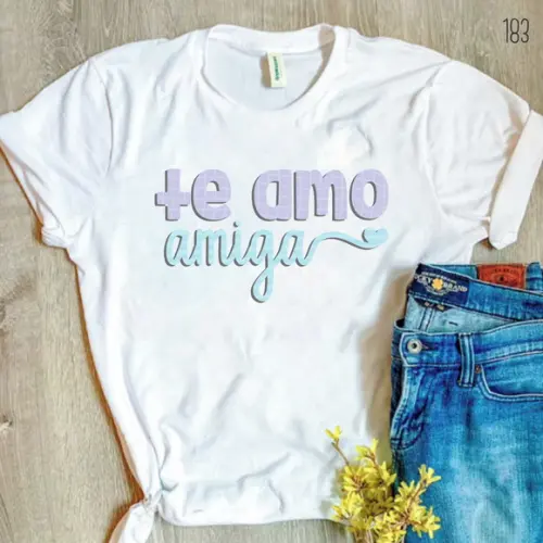Camiseta Personalizada com Frase Amizade Presente