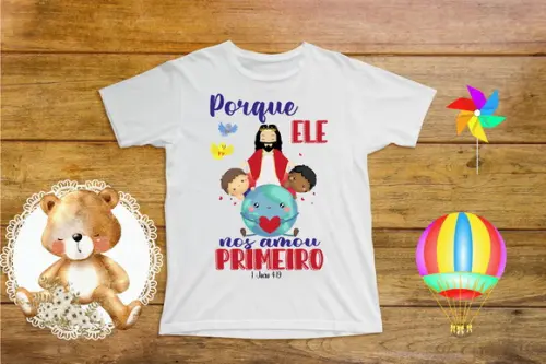 Camiseta Religiosa Estampa Frase Salmo17:8-ref S.o5 C01