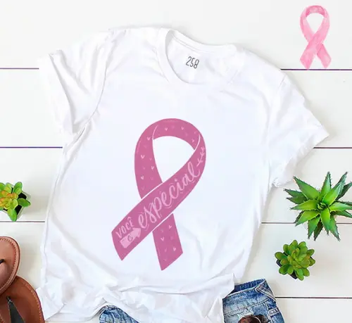 Camiseta Solidária Outubro Rosa ? Cuide-se, Ame-se