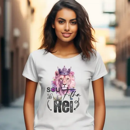 Camiseta Sou Filha do Rei /ref S.o5 C05