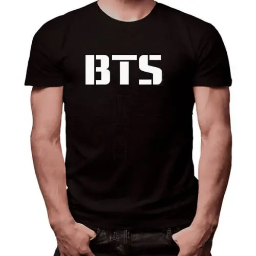 Camisetas Bts 100% Algodão Estampa em Silk