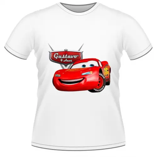 Camisetas Carros Disney Personalizada
