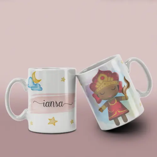 Caneca Ceramica Orixás Religiosa /col12 Dv