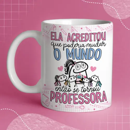 Caneca de Porcelana Dia dos Professores -col.03