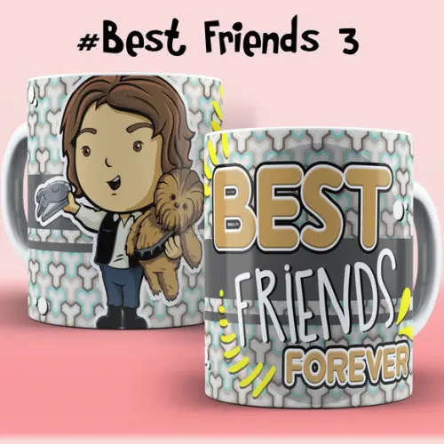 Caneca de Porcelana Best Friends