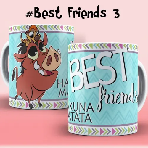 Caneca de Porcelana Best Friends