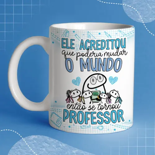 Caneca de Porcelana Dia dos Professores -col.03