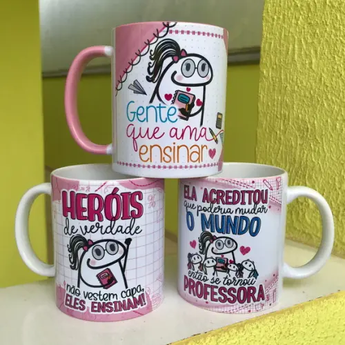 Caneca de Porcelana Dia dos Professores -col.03