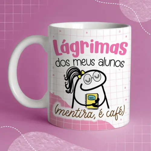 Caneca de Porcelana Lembrança Dia dos Professores -col.03