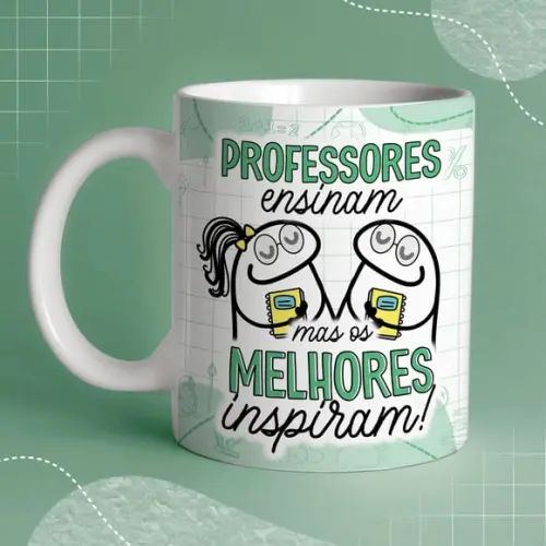 Caneca de Porcelana Presente Dia dos Professores -col.03