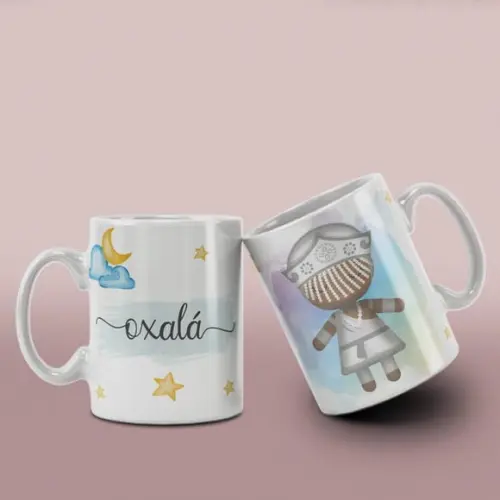 Caneca Orixás Religiosa Porcelana /col12 Dv