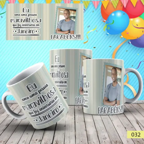 Caneca Personalizada Aniversário