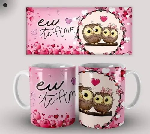 Caneca Porcelana Dia dos Namorados Paixão
