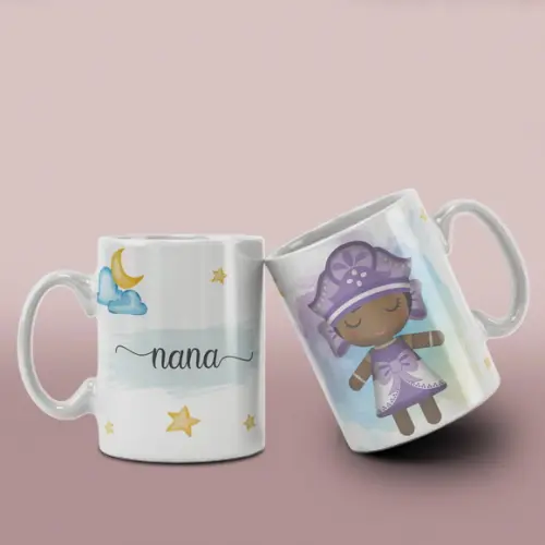 Caneca Religiosa Ceramica Orixás /col12 Dv