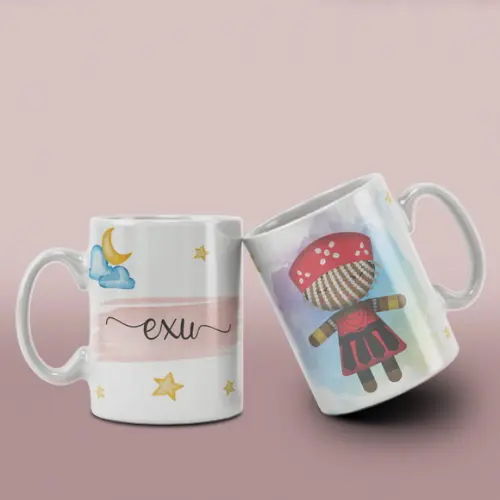 Caneca Religiosa Orixás ? Porcelana /col12 Dv